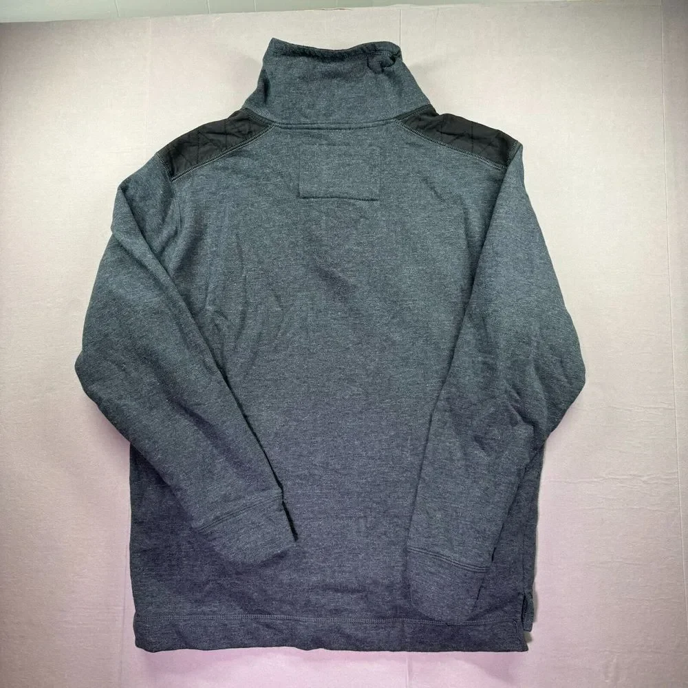 Saltrock 1988 Sweater Mens Large Button Neck 1/4 Gray Cozy Streetwear Gorpcore‎